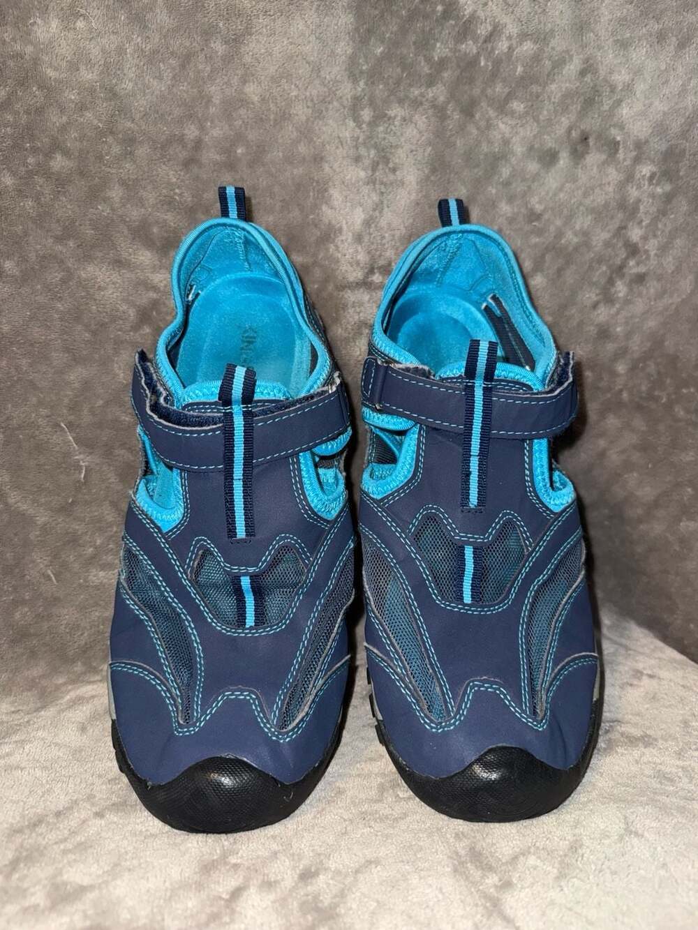 KingSize Sport Sandal in Midnight Navy/Electric Turquoise